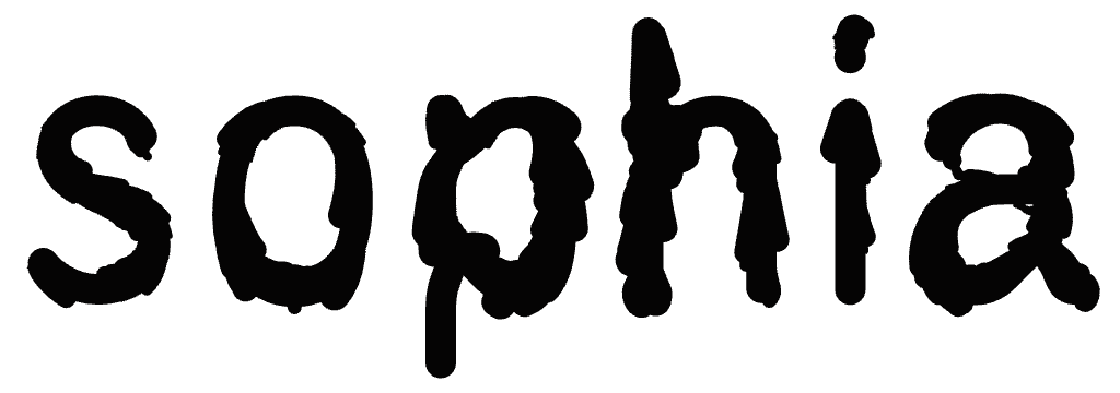 sophia text logo