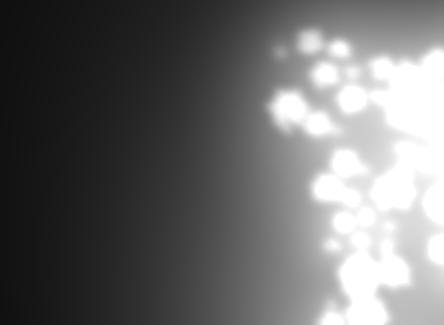 A second codescapes visualization showing glowing constellations of light on a dark background.