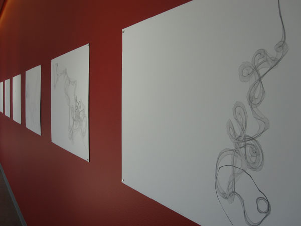 everydatum as installed in the digital arts research center.